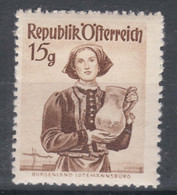 Austria 1948/1950 Damen, Dames, Ladies Mi#896 Mint Hinged - Unused Stamps