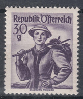 Austria 1948/1950 Damen, Dames, Ladies Mi#900 Mint Hinged - Unused Stamps