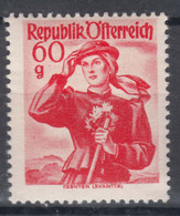 Austria 1948/1950 Damen, Dames, Ladies Mi#905 Mint Hinged - Unused Stamps
