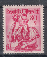 Austria 1948/1950 Damen, Dames, Ladies Mi#908 Mint Hinged - 1945-60 Unused Stamps