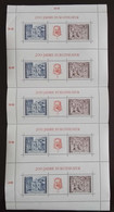 Austria 1976 5x Mi#Block 3, Mint Never Hinged Full Postal Sheet - Blocks & Kleinbögen