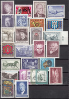 Austria 1973 Complete Year, Mint Never Hinged - Ungebraucht