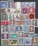 Austria 1974 Complete Year, Mint Never Hinged - Ungebraucht