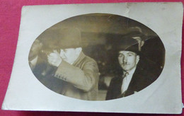 CARTE-PHOTO  - LA LECON DE TIR  ANNEES 1930 - Sonstige & Ohne Zuordnung