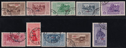 1932 Garibaldi Serie Cpl. Sass. 17/26 Usato Buone Centrature - Ägäis (Caso)