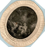 Dessus Boîte De Baptême Ancienne Seugnot à Paris Baptism François Dessus Cofanetto Battesimo 20,4 Cm X 23,4 Cm B.Etat - Other & Unclassified