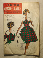 Ancien Patron De La Revue "MARIE CLAIRE" Des Années 60 - Taille 44 - N°5043 - Une Robe & Boléro - Patrons