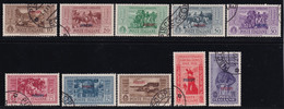 1932 Garibaldi Serie Cpl. Sass. 17/26 Usato Buone Centrature - Egeo (Piscopi)