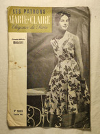 Ancien Patron De La Revue "MARIE CLAIRE" Des Années 60 - Taille 44 - N°1809 - Une Robe De Plein Air - Patterns