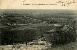 Romainville * Panorama De La Commune , Pris Des Carrières * Mines * Ligne Chemin De Fer - Romainville