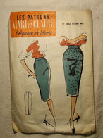Ancien Patron De La Revue "MARIE CLAIRE" Des Années 60 - Taille 44 - N°5563 - Une Jupe - Patterns