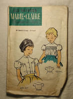 Ancien Patron De La Revue "MARIE CLAIRE" Des Années 60 - Taille 1à2 Ans-2à4 Ans - N°2946 - Guimpes - Cartamodelli