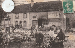 10  - Belle Carte Postale Ancienne  De  THIEFFRAIN   Maison H.MAITRE   Machines Agricoles - Otros Municipios