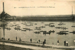 Alfortville Plage * Les Pêcheurs Au Barrage * Pêche à La Ligne - Alfortville