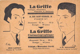 PARIS-75009-LA GRIFFE  CINEMATOGRAPHIQUE- 29 RUE SAINT-GEORGES - Arrondissement: 09
