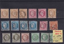 FRANCIA LOTTO 1853-75 - Other & Unclassified