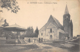 CPA 37 RESTIGNE LE KIOSQUE ET EGLISE - Sonstige & Ohne Zuordnung