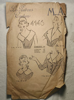 Ancien Patron De La Revue "patros Coutures M.A." Des Années 60 - Taille 44 - N°4146 - Veste - Patterns