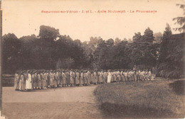 CPA 37 BEAUMONT EN VERON ASILE SAINT JOSEPH LA PROMENADE - Sonstige & Ohne Zuordnung