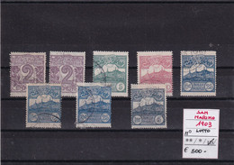 SAN MARINO LOTTO 1903 - Used Stamps