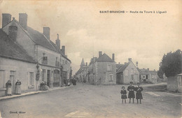 CPA 37 SAINT BRANCHS ROUTE DE TOURS A LIGUEIL - Autres & Non Classés