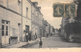 CPA 37 LA TOUR SAINT GELIN RUE PRINCIPALE - Autres & Non Classés