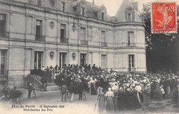 CPA 37 FETE DE POILLE 1908 DISTRIBUTION DES PRIX - Autres & Non Classés