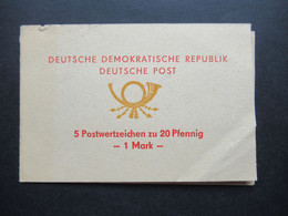 DDR 1971 Sondermarken Heftchen SMHD 2a Katalogwert 800€ Mit Mängeln!! - Booklets