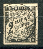 RC 22648 COLONIES GENERALES 1890 TAXE N° 2 OBOCK / COLONIE FRANÇAISE TRÈS BELLE FRAPPE DE L'OBLITÉRATION - Used Stamps