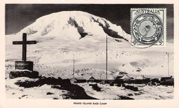 AUSTRALIA - CARD 3 1/2d 1954 HEARD ISLAND / ZO283 - Lettres & Documents
