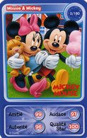 Carte Disney Pixar 2012 Auchan Minnie Et Mickey 5/180 - Disney