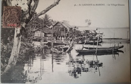 GUYANE - CPA - St-Laurent-du-Maroni - Le Village Chinois - Belle Carte Précurseur Peu Commune - Saint Laurent Du Maroni