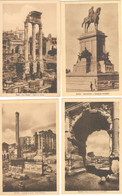 LOTTO DI 4 CARTOLINE Di ROMA (FP NON VIAGGIATE) - Collections & Lots