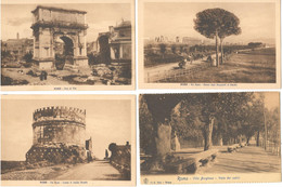LOTTO DI 4 CARTOLINE Di ROMA (FP NON VIAGGIATE) - Collections & Lots