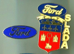 FORD >>LES 2 PIN'S -TRES BON ETAT -REF 185-D - Ford