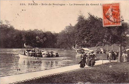 REF14.359 PARIS 16°  BOIS DE BOULOGNE. LE PASSEUR DU GRAND LAC - Arrondissement: 16