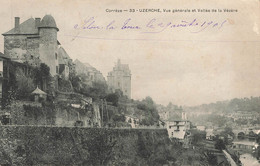 UZERCHE : VUE GENERALE ET VALLEE DE LA VEZERE - Uzerche