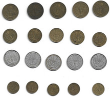 22-3 - 682 Afrique Occidentale Française Lot 5 X 25 Francs 5x 10 Francs 5x2 Fr 5x5fr - Other & Unclassified