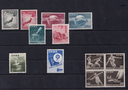 JAPON. YVERT 429/32**, 432/41**, 435**, 442**, 444** Y 445** - Collections, Lots & Series