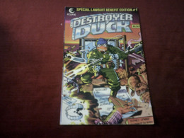 SPECIAL LAWSUIT BENEFIT EDITION #  N° 1  DESTROYER  DUCK  EDITEUR ECLIPSE - Autres Éditeurs