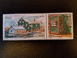 Saint Pierre Miquelon 2021 SPM House ENSEMBLE MOREL Boat Maison Pair 2v Mnh - Unused Stamps
