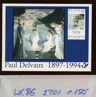 LUXE 86.  2701.Artiste Pal Delvaux  Cote 150,-euros - Feuillets De Luxe [LX]