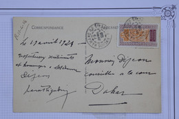 U14 SOUDAN    BELLE  CARTE  1910 BAMAKO  POUR DAKAR +FEMME SEINS NUS ++ AFFRANCH. PLAISANT - Cartas & Documentos
