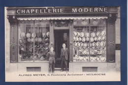 CPA [68] Haut-Rhin > Mulhouse Commerce Shop Front Devanture Magasin MEYER Chapeau - Mulhouse