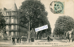 CHARLEVILLE.  Les Allées Et Le Monument De 1870-71 - Charleville