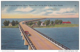 Florida Keys New Overseas Highway Above Pigeon Key 1946 - Key West & The Keys