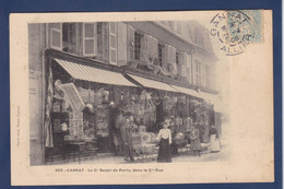 CPA [03] Allier > Gannat Commerce Shop Devanture Magasin Circulé Bazar - Other & Unclassified