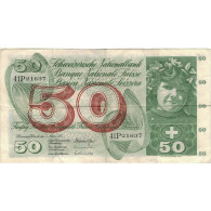 Billet, Suisse, 50 Franken, 1973, 1973-03-07, KM:48m, TTB+ - Suisse