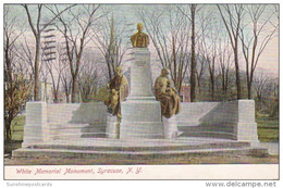 New York Syracuse White Memorial Monument 1912 - Syracuse