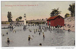 New York Syracuse Swimming Pool At Old Reservoir 1914 - Syracuse